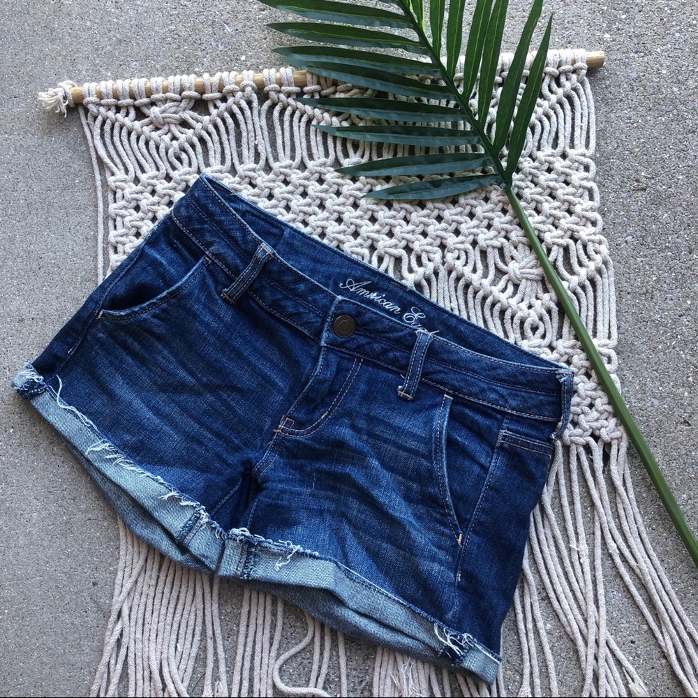 American Eagle Jean Shorts Size 0
